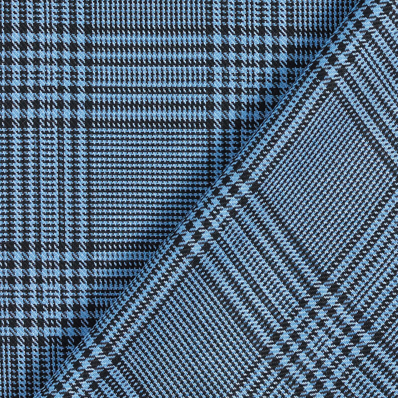 Viscosestof Glencheck – blauw, image number 5