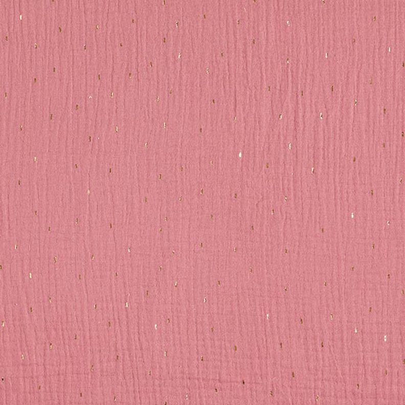 Mousseline folieprint rechthoek | by Poppy – oudroze,  image number 1