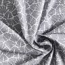 Gecoate katoen abstracte minibladeren – grijs/wit,  thumbnail number 4