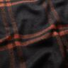Mantelstof wolmix tartan ruit – terracotta/zwart,  thumbnail number 2