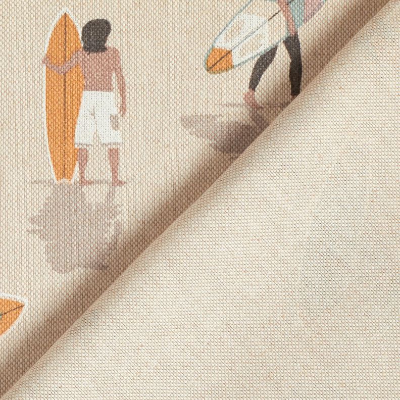 Decostof Half panama surfer – eucalyptus/natuur, image number 4