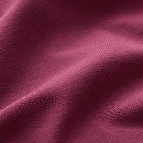 Katoenjersey medium effen – bordeauxrood, 