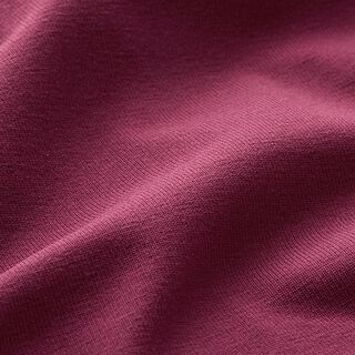 Katoenjersey medium effen – bordeauxrood, 