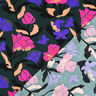 LENZING™ ECOVERO™ viscosestof Amira Floral | Nerida Hansen – donkergroen/lila,  thumbnail number 4