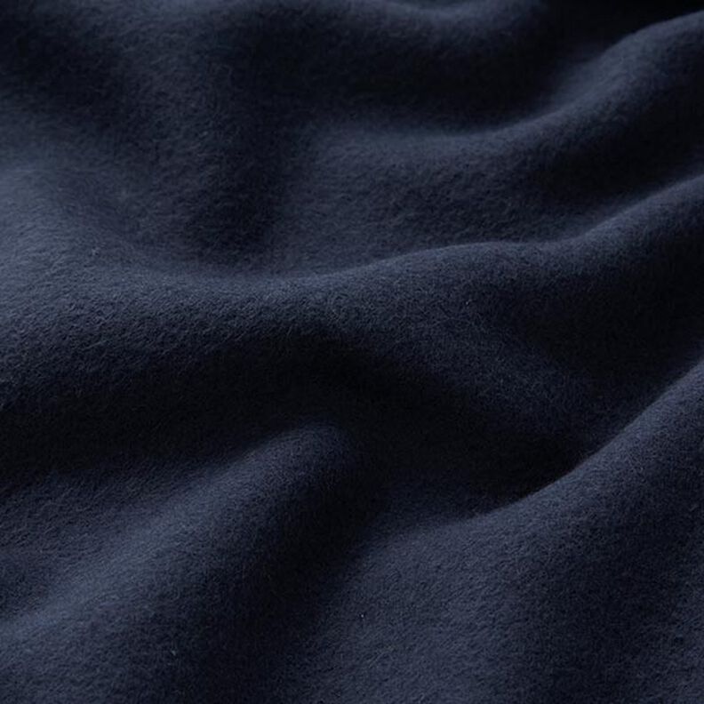 Katoenfleece Effen – nachtblauw,  image number 3