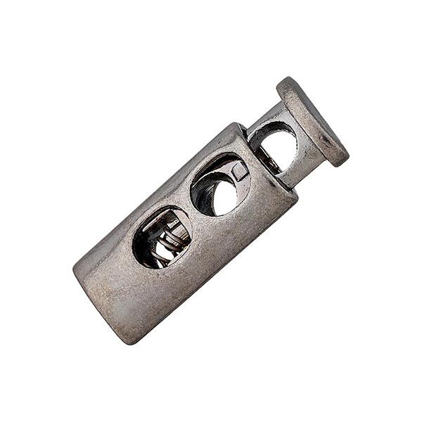 Koordstopper [ Ø 5 mm ] – oudoudzilver metalen metalen,  image number 1