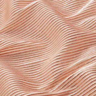 Organza Lurex Streifen – zalm/roségoud, 
