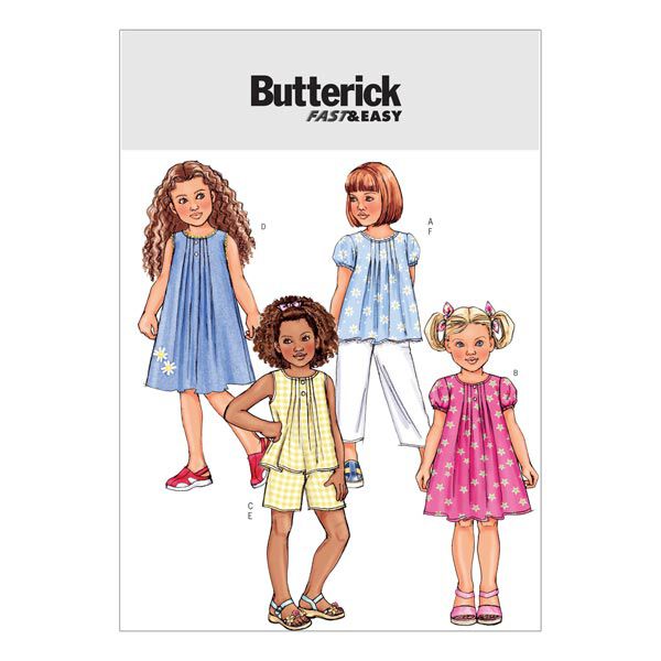 Kinderjurk, Butterick 4176|92 - 104, image number 1