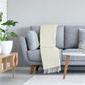 Gezellige fleece Sterren en bloemen – ecru,  thumbnail number 6