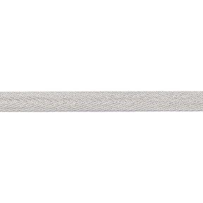 Webband Metallic [9 mm] – zilver/zilver metallic, 