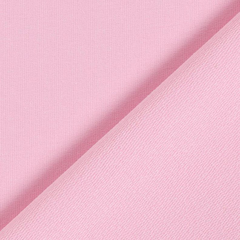 Lichte French Terry effen – roze, image number 3