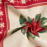 Decostof tapijtstuk Kerstster – rood,  thumbnail number 3