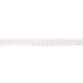 Elastische paillettenboord [20 mm] – ivoor, 