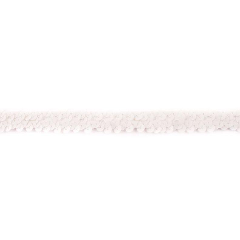 Elastische paillettenboord [20 mm] – ivoor,  image number 1