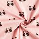 Fijngebreide jersey met gaatjesmotief Panda's | by Poppy – roze,  thumbnail number 3