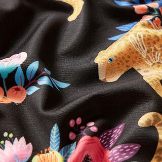 PERFORMANCE Jersey FLOWER TRACK | Hamburger Liebe | Albstoffe – zwart, 