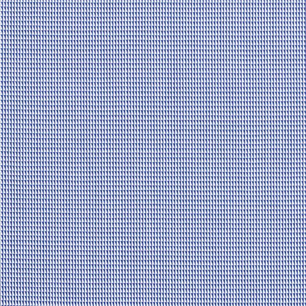 Overhemdenstof kleine driehoekjes – wit/marineblauw,  image number 1