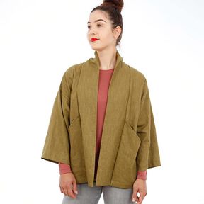 FRAU SINA - kimono-jas met schuine zakken, Studio Schnittreif | XS - XXL, 