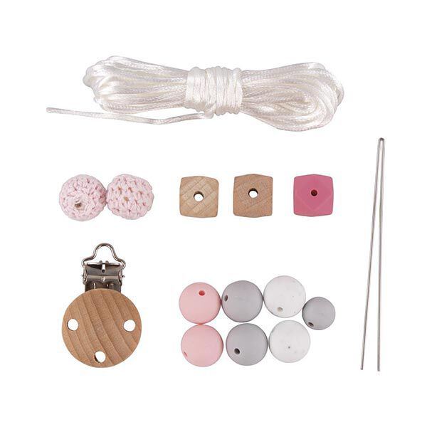 Set Fopspeenketting | Rayher – roze, image number 2