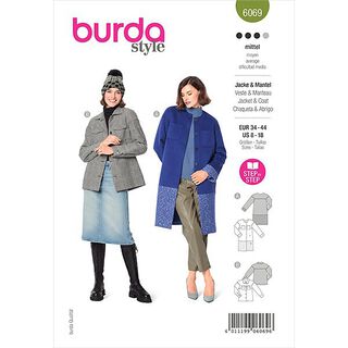 Mantel, Burda 6069 | 34-44, 