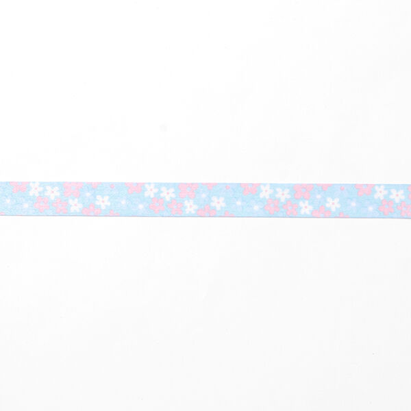Satijnband Bloemen – roze/pink, image number 2