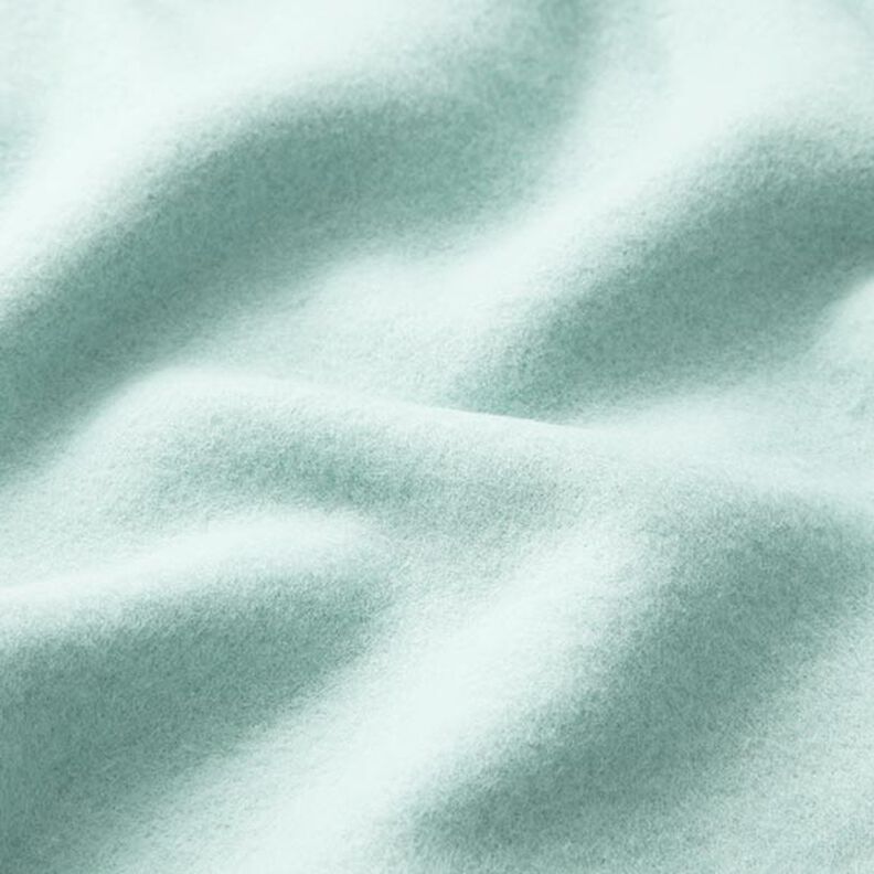 Katoenfleece Effen – ijsblauw,  image number 3