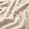 Stretchvelours met Sherpa-achterkant en delicate bloemen | Katia Fabrics – natuur,  thumbnail number 3