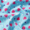 Katoenpopeline Lolly's en sterren Digitaal printen – hemelsblauw/purper,  thumbnail number 2