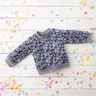 Sommersweat Grote bloemen | Poppy Fabrics – jeansblauw,  thumbnail number 5