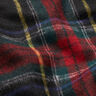 Mantelstof scheerwolmix Schotse ruit – zwart/rood,  thumbnail number 2