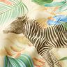 Decostof Half panama Jungledieren – beige/groen,  thumbnail number 2