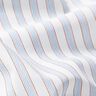 Katoenen stof tweekleurige strepen – wit/lichtblauw,  thumbnail number 2
