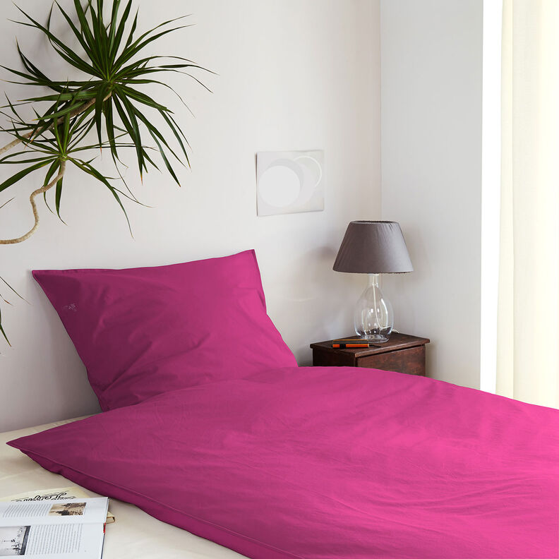 Katoenen stof Cretonne Effen – purper, image number 6