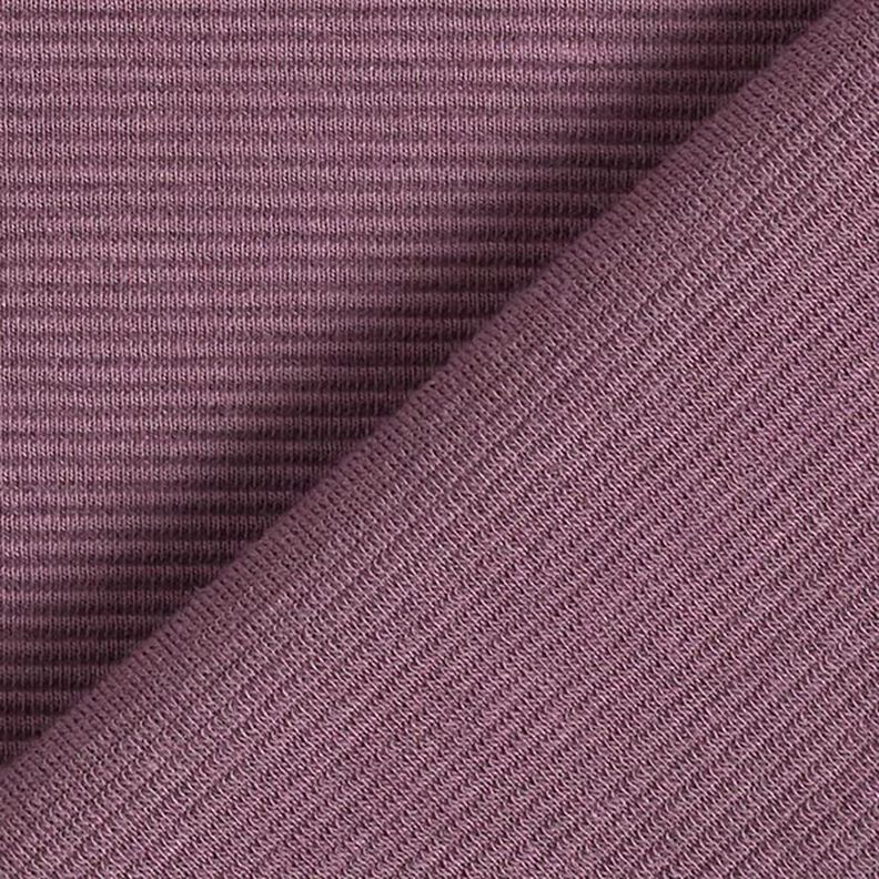 Ottomaanse ribjersey effen – aubergine,  image number 4