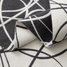 Decostof Jacquard abstracte lijnen – ivoor/zwart,  thumbnail number 3