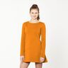 Lichte French Terry effen – oranje,  thumbnail number 6