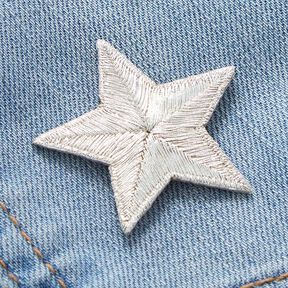 Applicatie Ster – zilver metallic, 