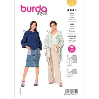 Jas,Burda 6022 | 34 - 44, 