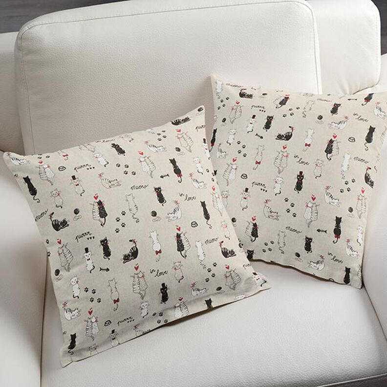 Halfpanama linnenlook Cats in love – natuur,  image number 8