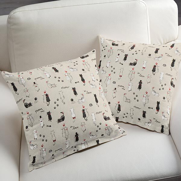 Halfpanama linnenlook Cats in love – natuur,  image number 8