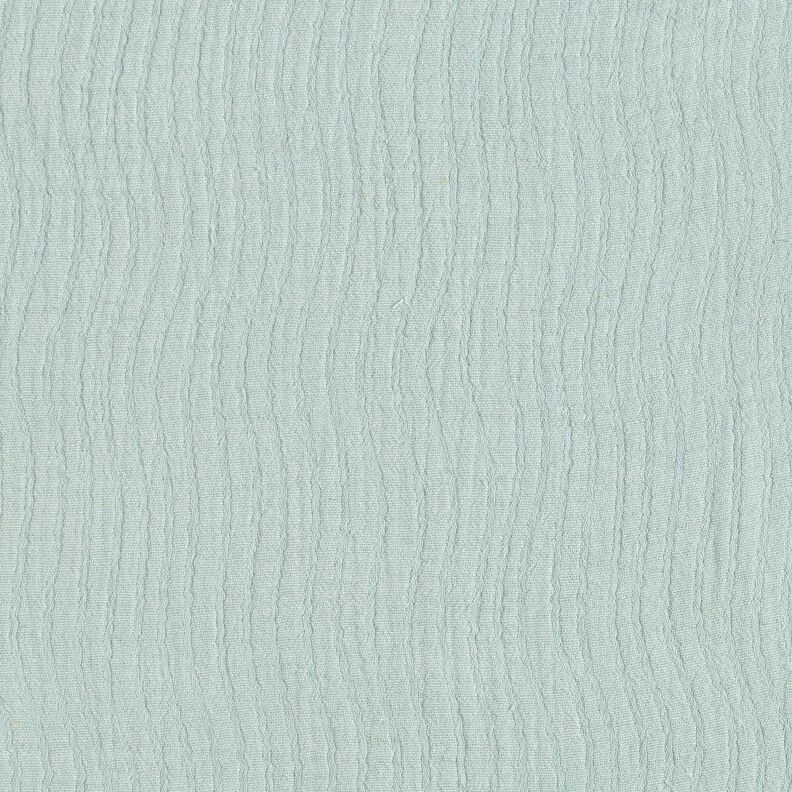 Linnen-katoen-mix Jacquard Golvenmotief – licht mint,  image number 3