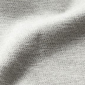 Bekledingsstof Chenille Mix – ecru/zilvergrijs, 