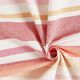 Decostof Half panama kleurrijke mix van strepen gerecycled – rood,  thumbnail number 3
