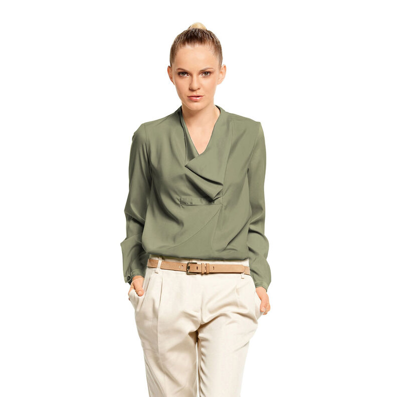 Viscosestof woven Fabulous – licht kaki,  image number 7