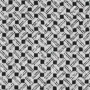 Mantelstof ruitjes &ndash; wit/zwart, 