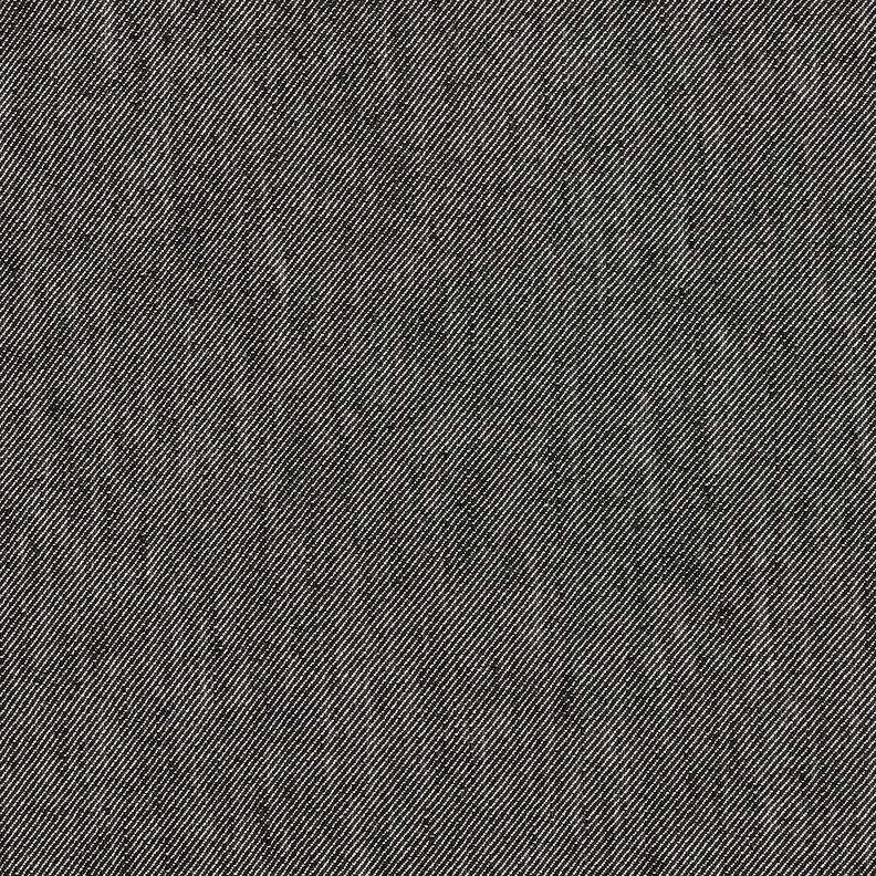 Viscose linnen keperstof – zwart,  image number 1