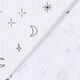 GOTS Mousseline/dubbel gehaakte stoffen Zon, maan en sterren | Tula – wit,  thumbnail number 4