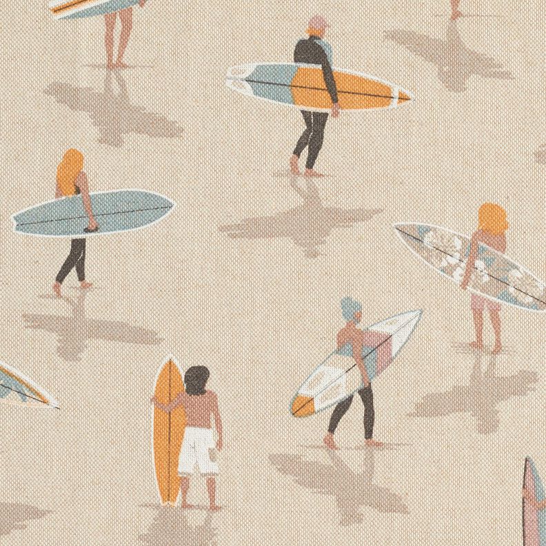 Decostof Half panama surfer – eucalyptus/natuur, image number 5