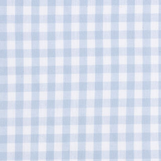 Katoenen stof Vichy - 1 cm – babyblauw, 