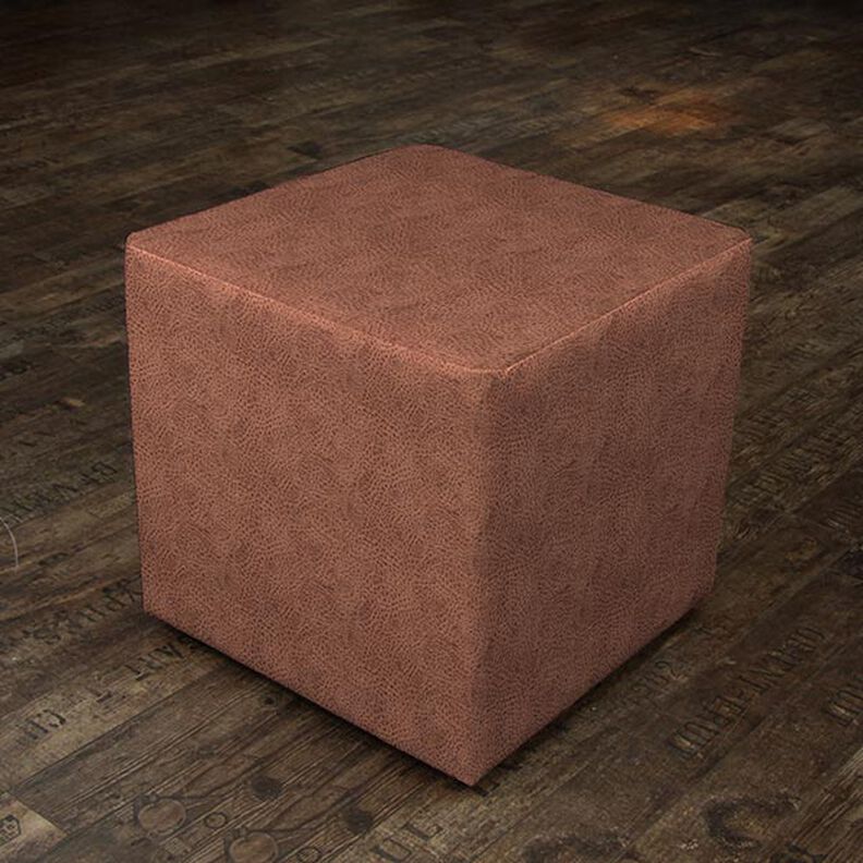 Bekledingsstof Imitatieleer – middelbruin,  image number 6